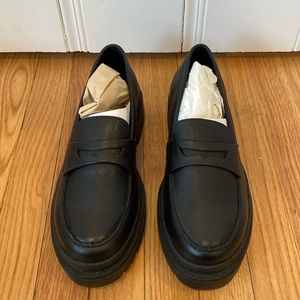 Patina by Portland Leather Black Zoe Chunky Loafer